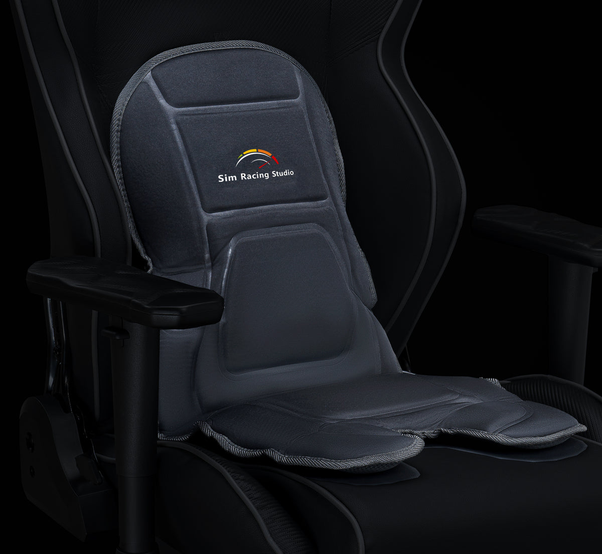SRS UShake 6 Tactile Immersion Kit (for DOF Reality Rigs) - pad installed on sim seat