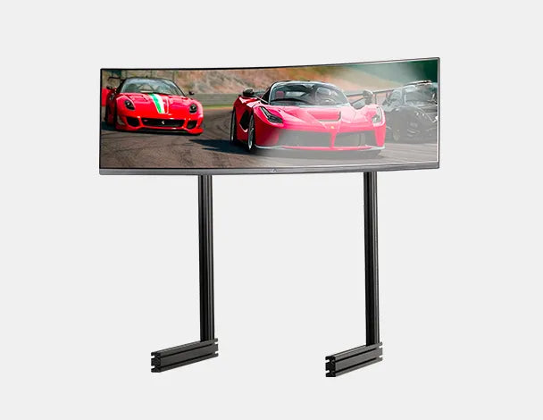 Elite Freestanding Single Monitor Stand- Black Edition
