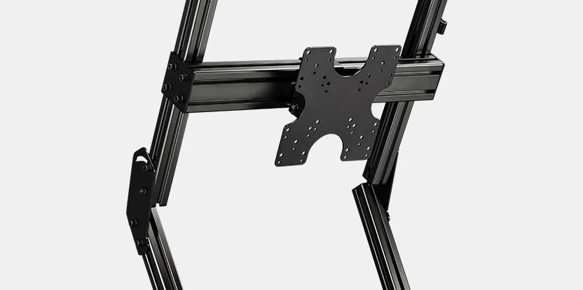 ELITE FREESTANDING OVERHEAD / QUAD MONITOR STAND ADD-ON- BLACK EDITION
