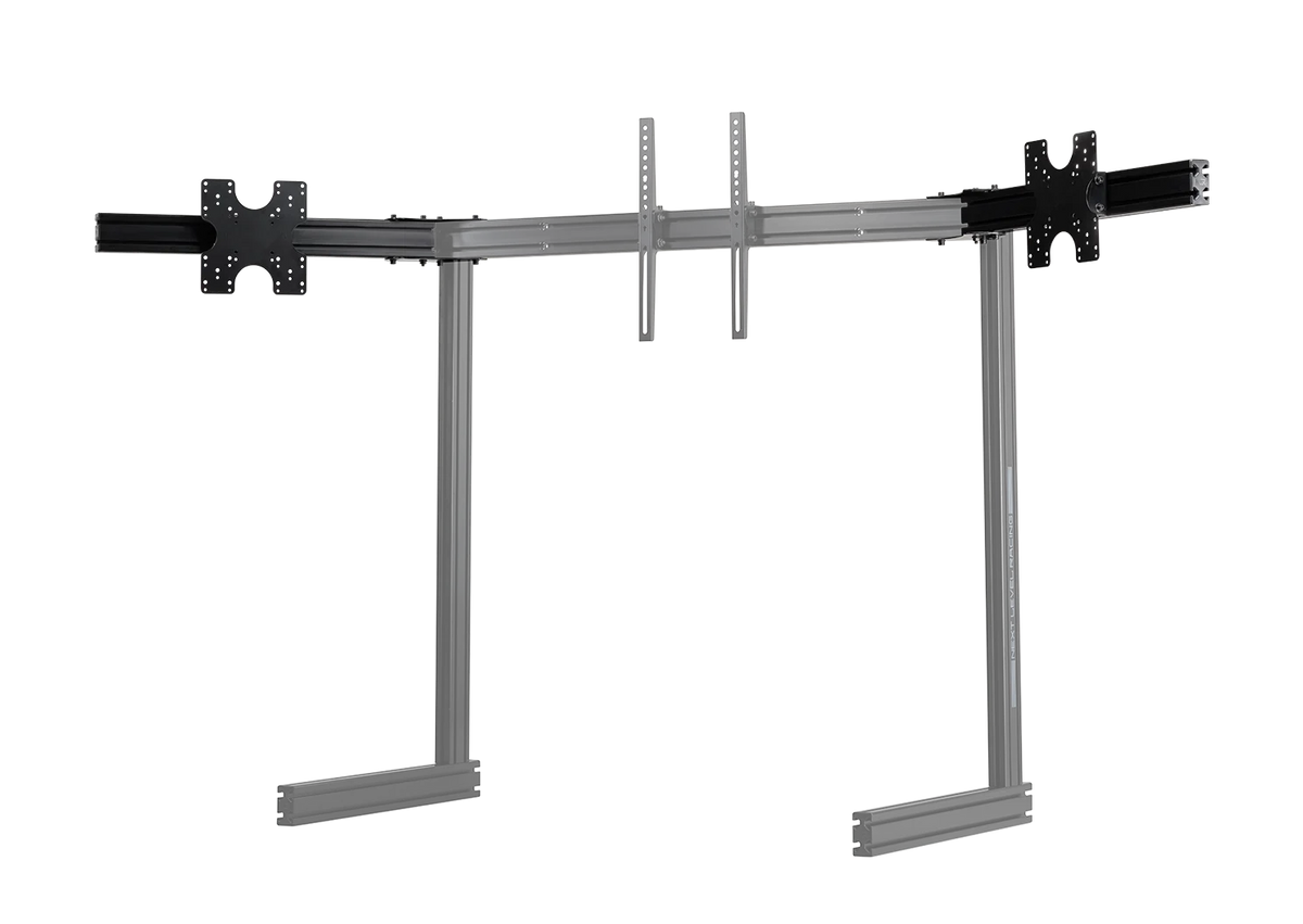 ELITE FREESTANDING TRIPLE MONITOR STAND ADD-ON- BLACK EDITION