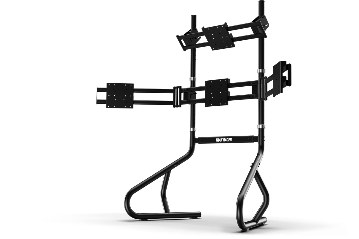 Freestanding Quad (4) Monitor Stand – Supports Displays up to 45"