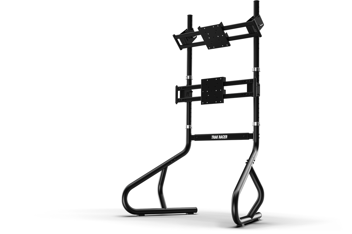Freestanding Dual (2) Monitor Stand, Upgradeable to Triple – Supports Displays up to 45"