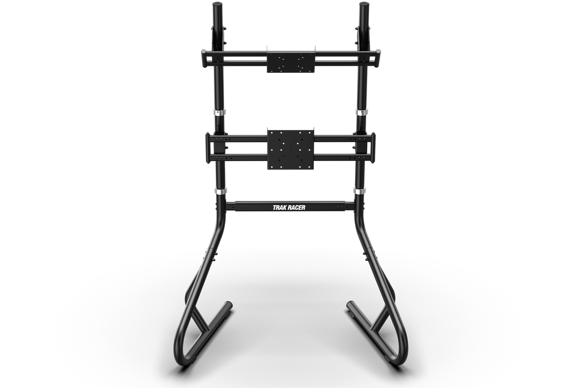 Freestanding Dual (2) Monitor Stand, Upgradeable to Triple – Supports Displays up to 45"