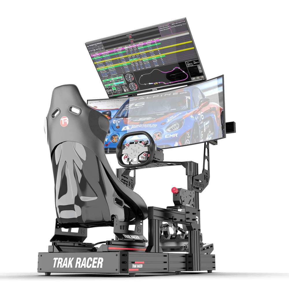 Cockpit-Mounted Dual Monitor Stand - Supports up to 80" Display