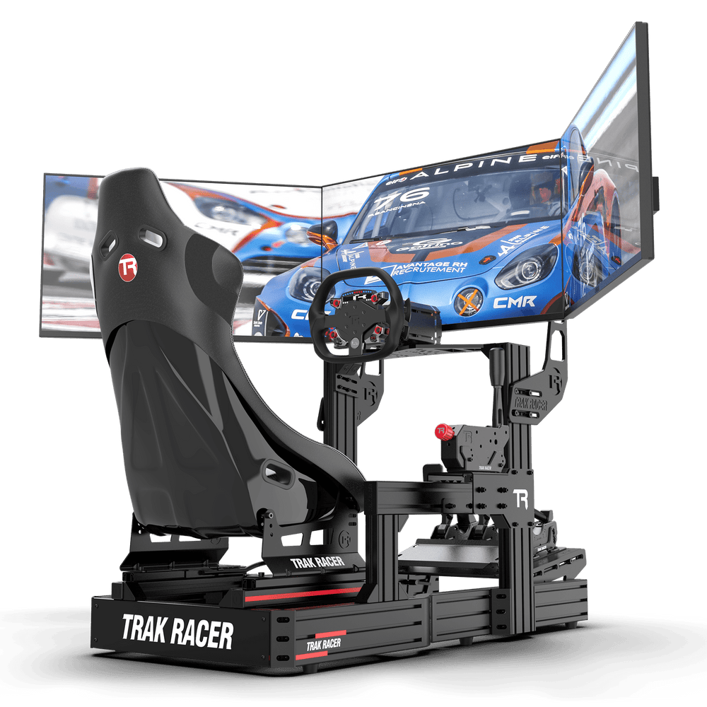 Cockpit-Mounted Triple Monitor Mount - Supports up to 45" Displays