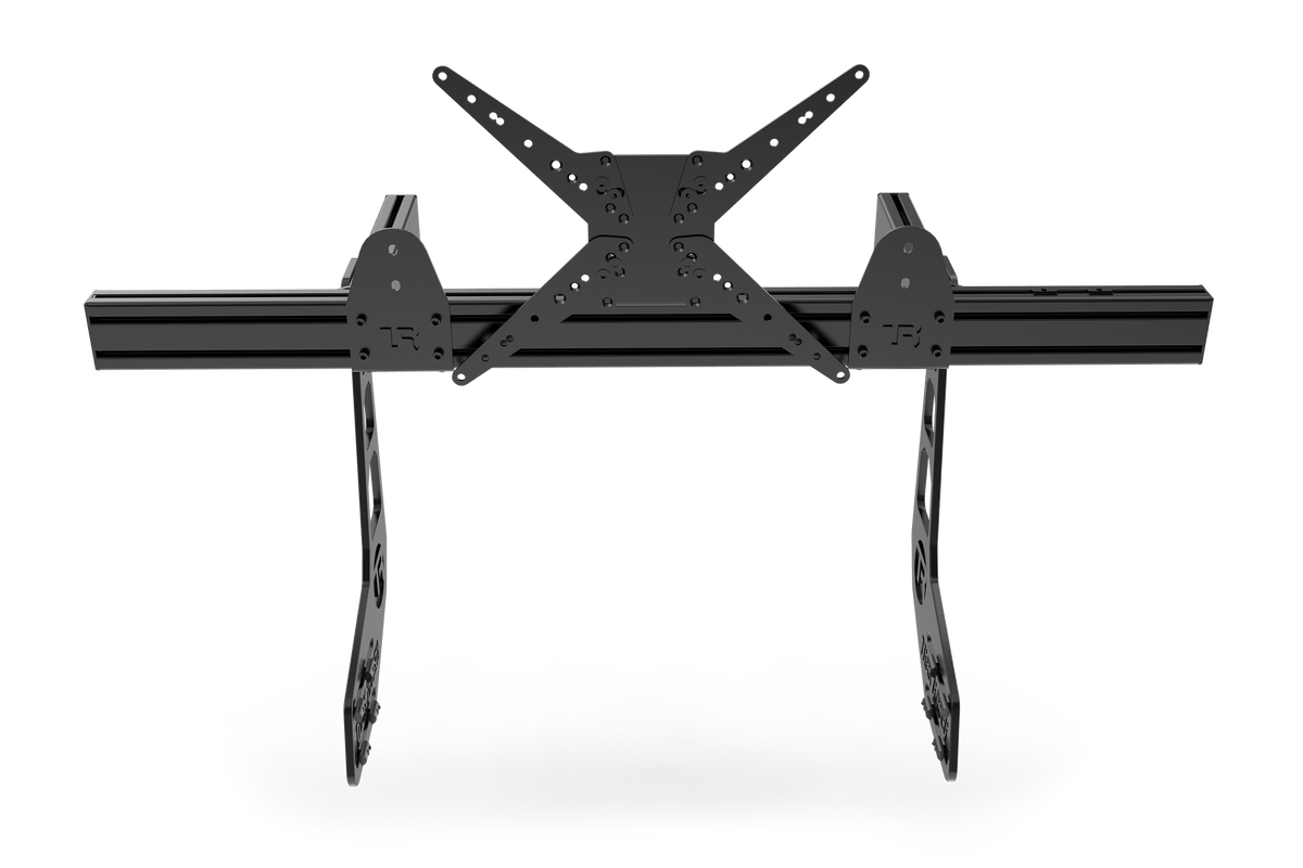 Cockpit-Mounted Single Monitor Stand for Sim Racing and Flight Simulation
