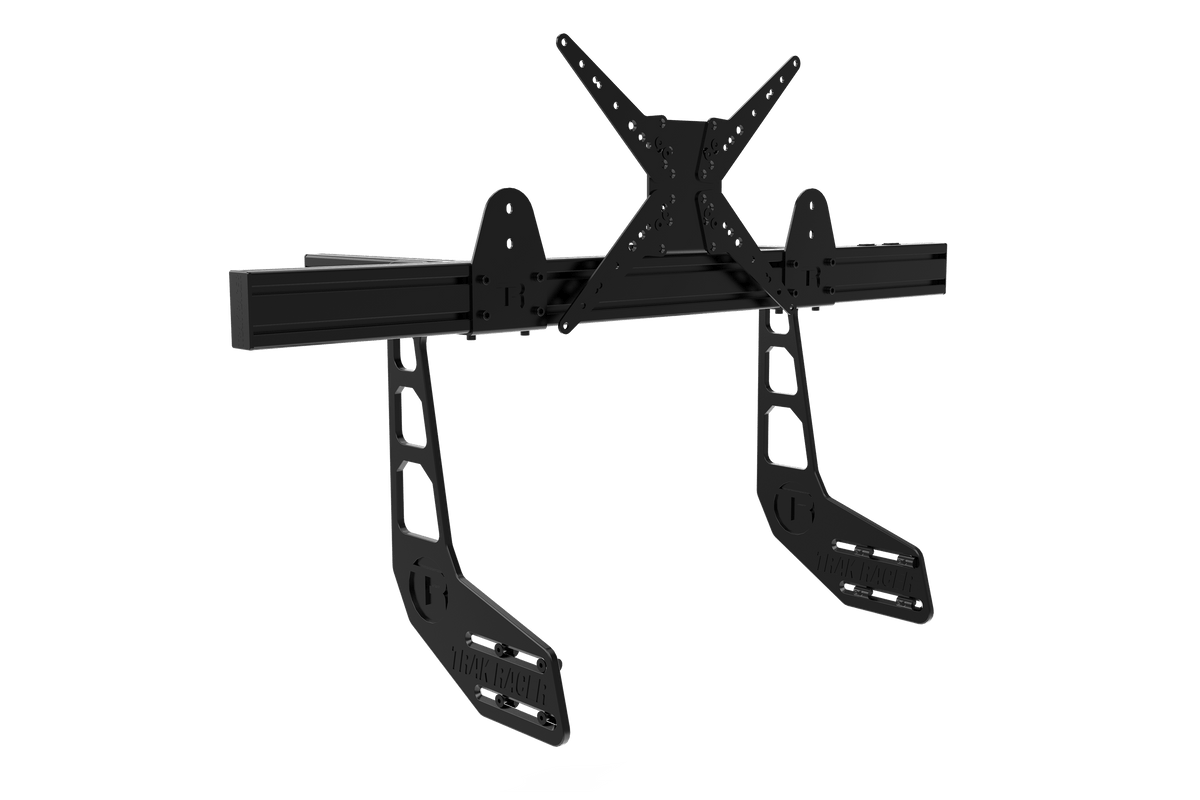 Cockpit-Mounted Single Monitor Stand for Sim Racing and Flight Simulation