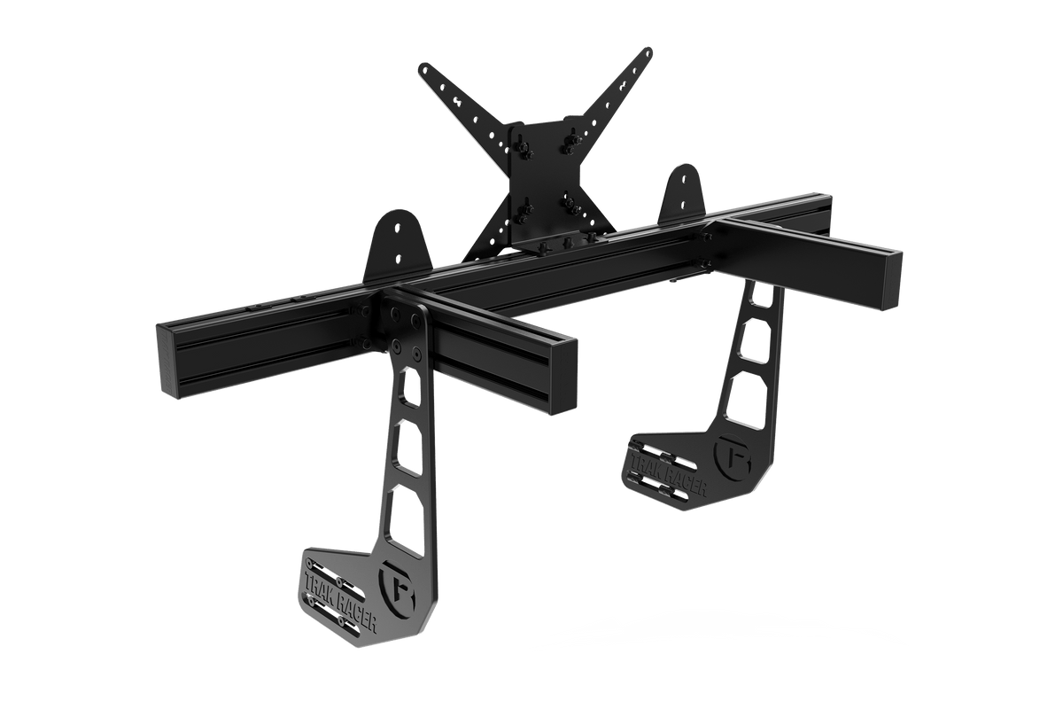 Cockpit-Mounted Single Monitor Stand for Sim Racing and Flight Simulation