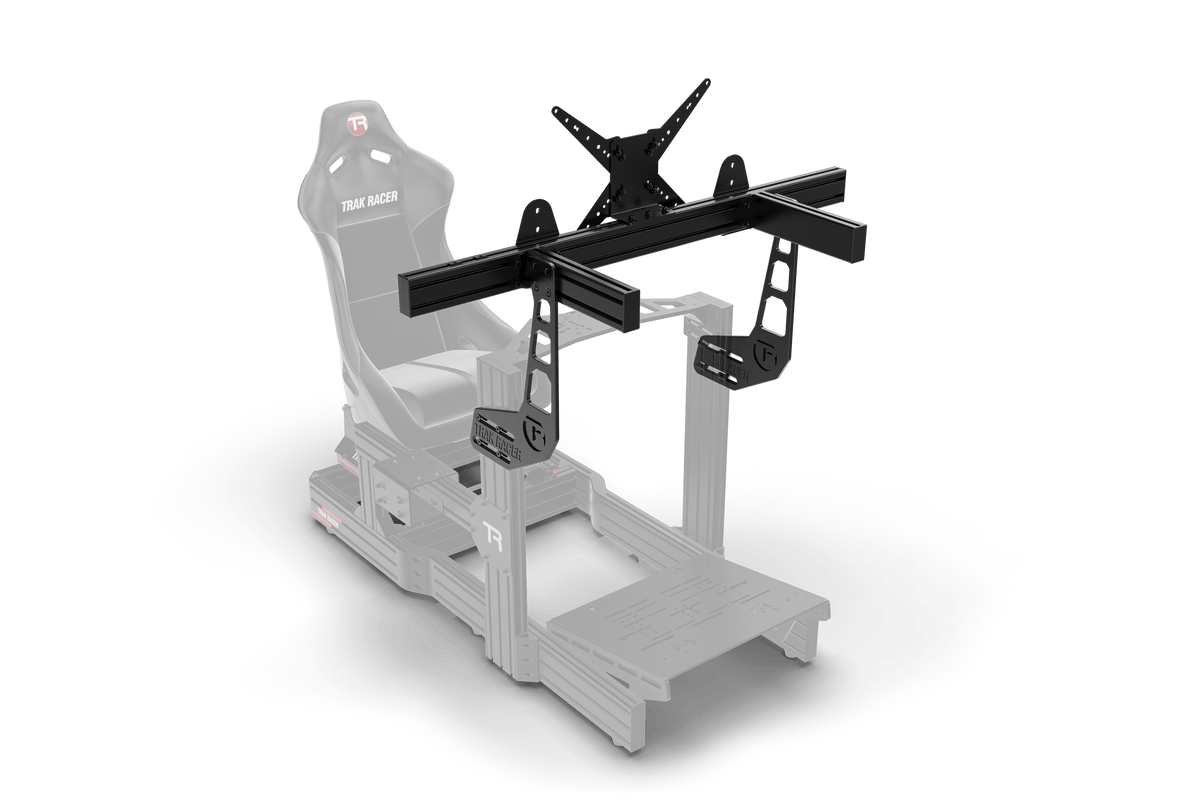 Cockpit-Mounted Single Monitor Stand for Sim Racing and Flight Simulation