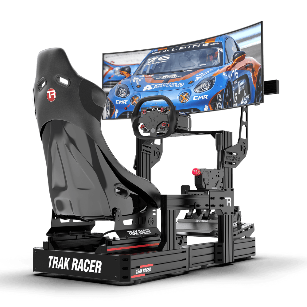 Cockpit-Mounted Single Monitor Stand - Supports up to 80" Display