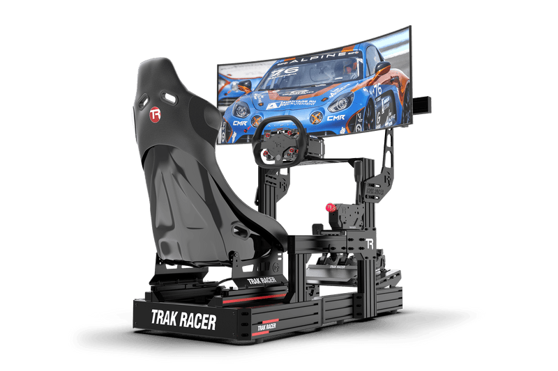 Cockpit-Mounted Single Monitor Stand - Supports up to 80" Display