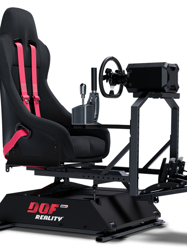 DOF Reality P3e 3-Axis Pro Motion Platform — racing view 1
