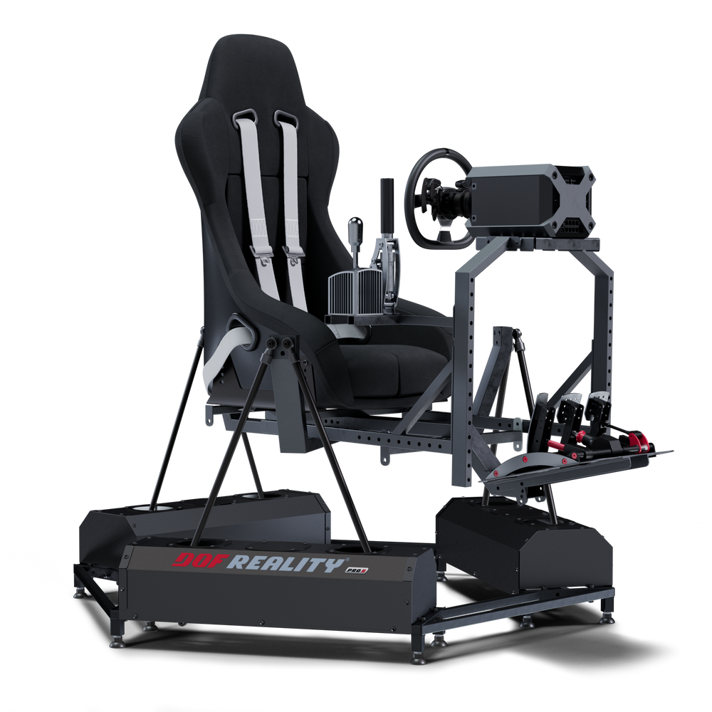 DOF Reality P6e 6-Axis Pro Motion Platform — racing view 1