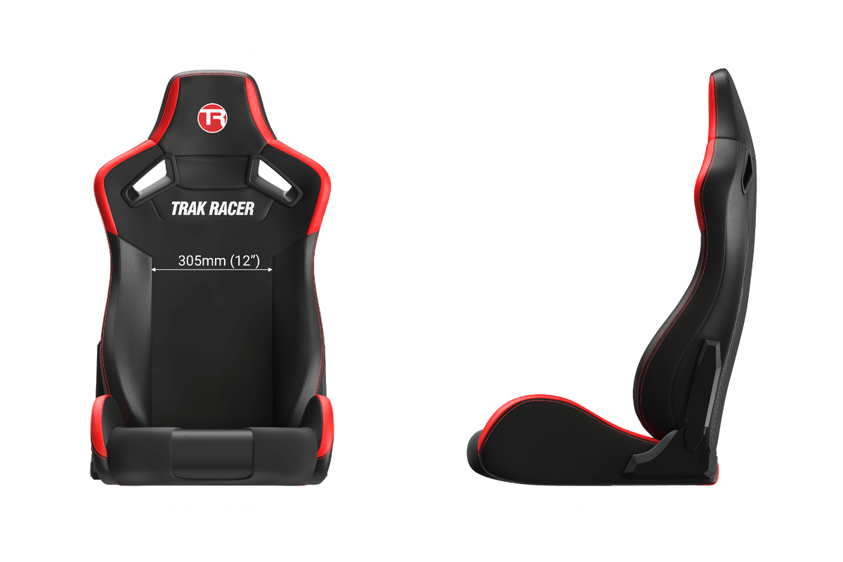 Recliner Sim Racing Seat — Premium Leather/Alcantara-Style Adjustable Seat