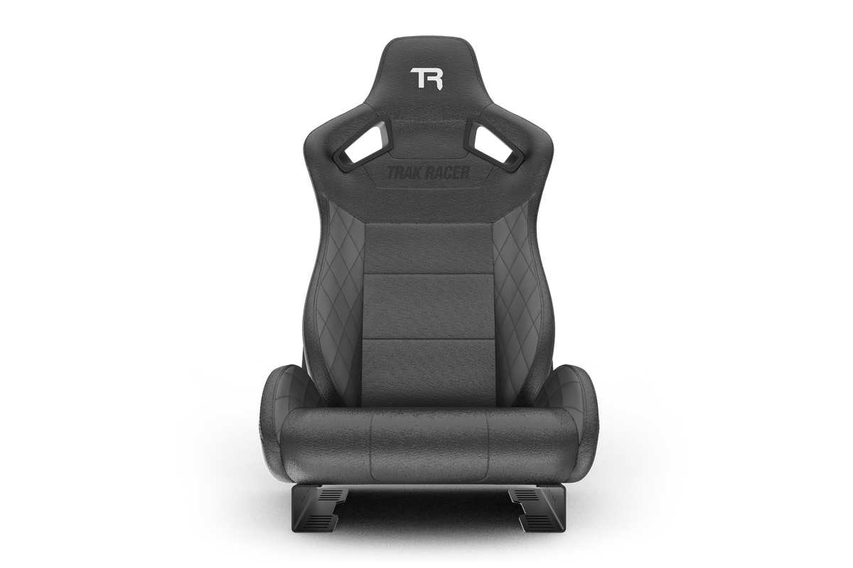 Recliner Sim Racing Seat — Premium Diamond-Stitched Leather-Style Finish