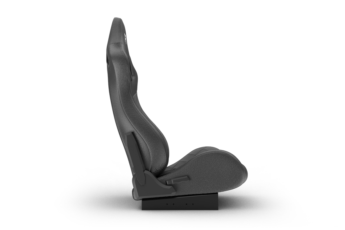 Recliner Sim Racing Seat — Premium Diamond-Stitched Leather-Style Finish