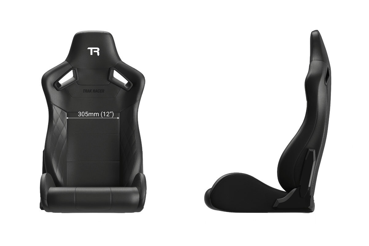 Recliner Sim Racing Seat — Premium Diamond-Stitched Leather-Style Finish