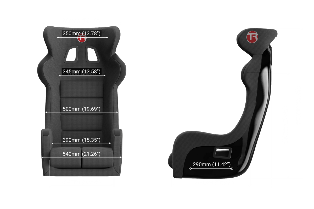 GT Pro Racing Bucket Seat - Fiberglass