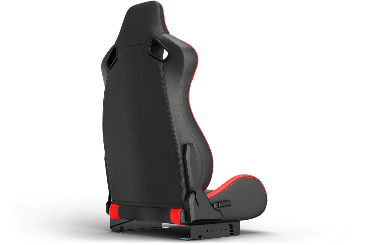 Recliner Sim Racing Seat — Premium Leather/Alcantara-Style Adjustable Seat