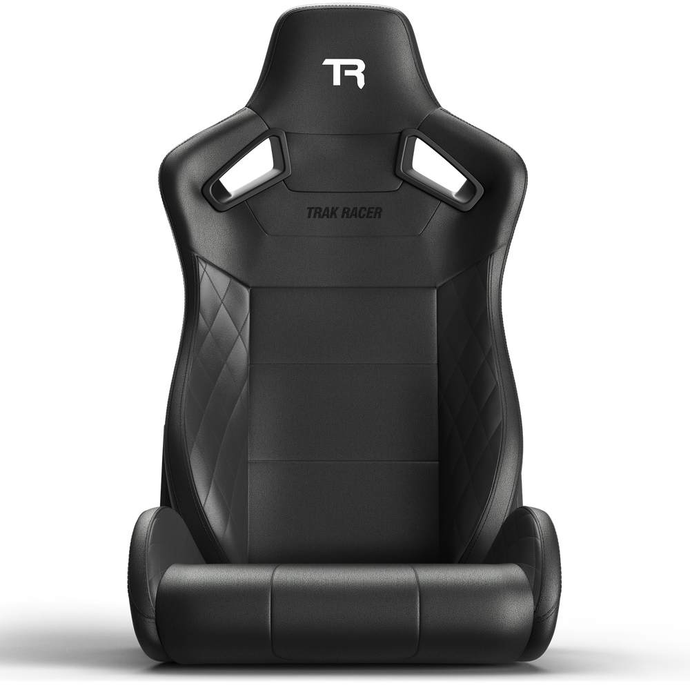 Recliner Sim Racing Seat — Premium Diamond-Stitched Leather-Style Finish
