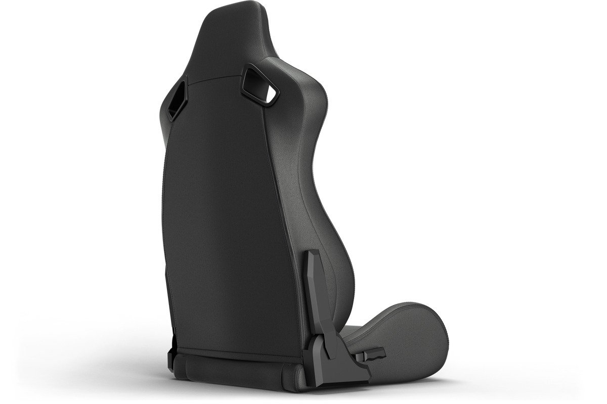 Recliner Sim Racing Seat — Premium Diamond-Stitched Leather-Style Finish
