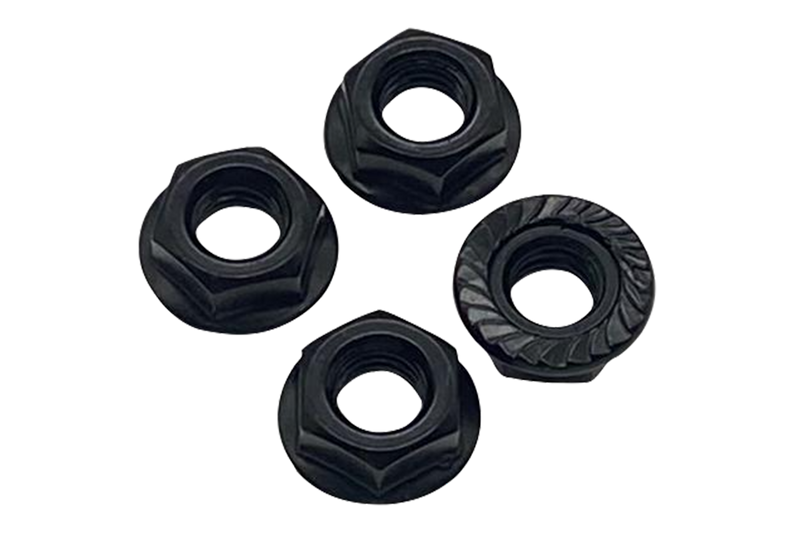 M8 Flange Nuts - Set of 4
