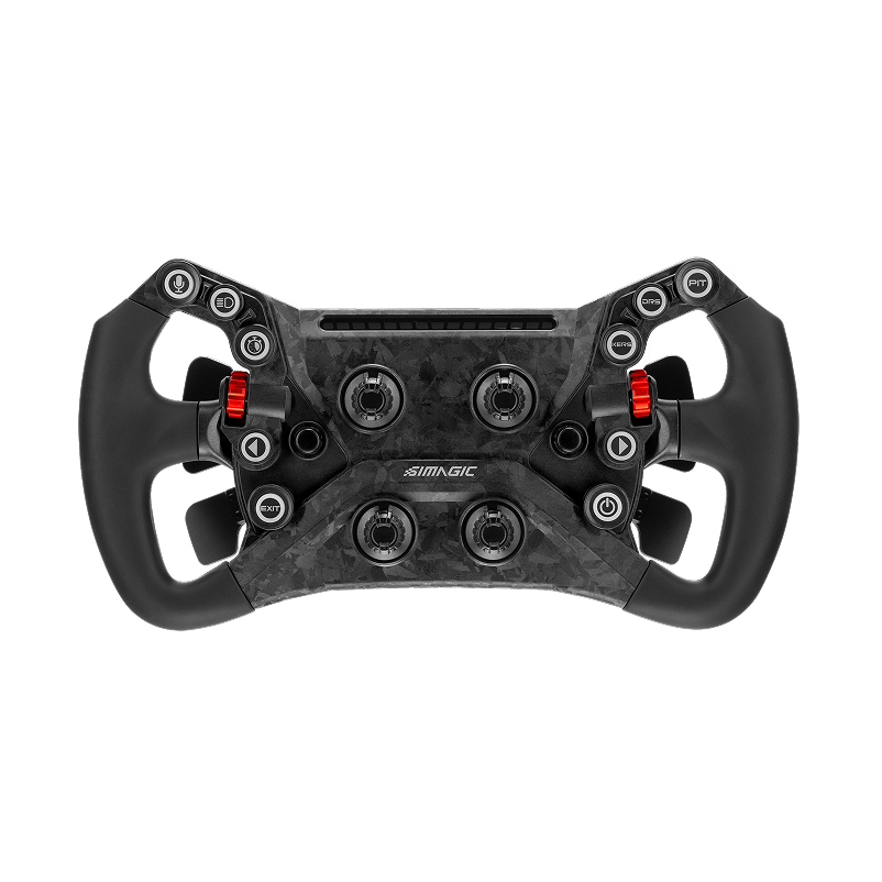 Simagic Alpha EVO Pro 18Nm Wheel Base, GT NEO Steering Wheel, 3 Pedal Set, Dual-Mode Shifter & Handbrake