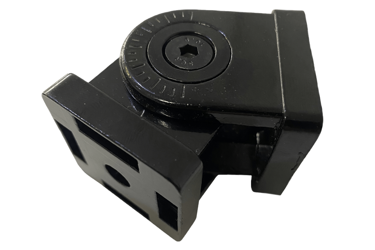 40x40mm (1.57" x 1.57") Flexible Pivot Joint Connector — For 8mm (0.31") Slot Aluminium Extrusion