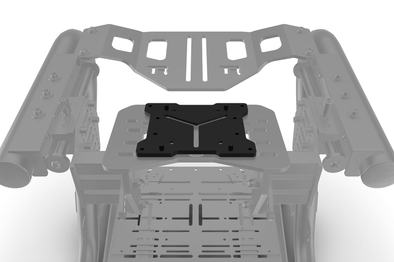TR-One Wheel Mount Plate Adapter for Asetek Wheelbases