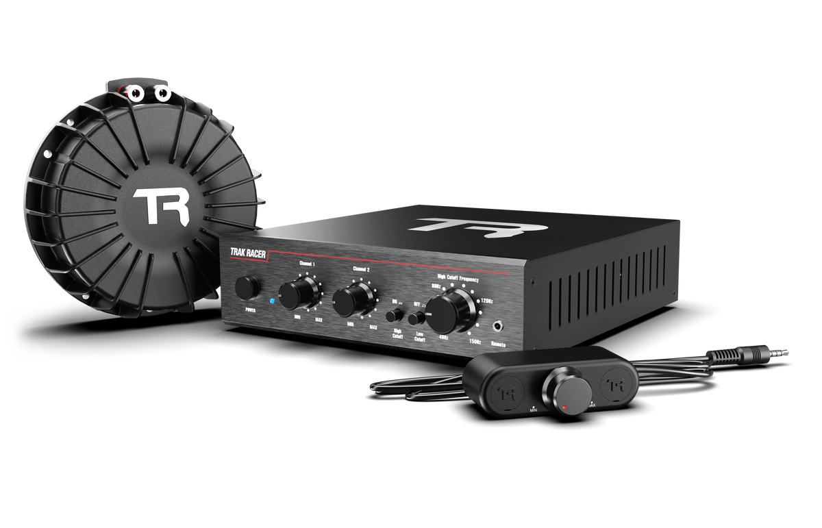 V2 Pro 2CH 200W Low-Frequency Class-D Amplifier & Bass Shaker Kit with Universal Rig Mount