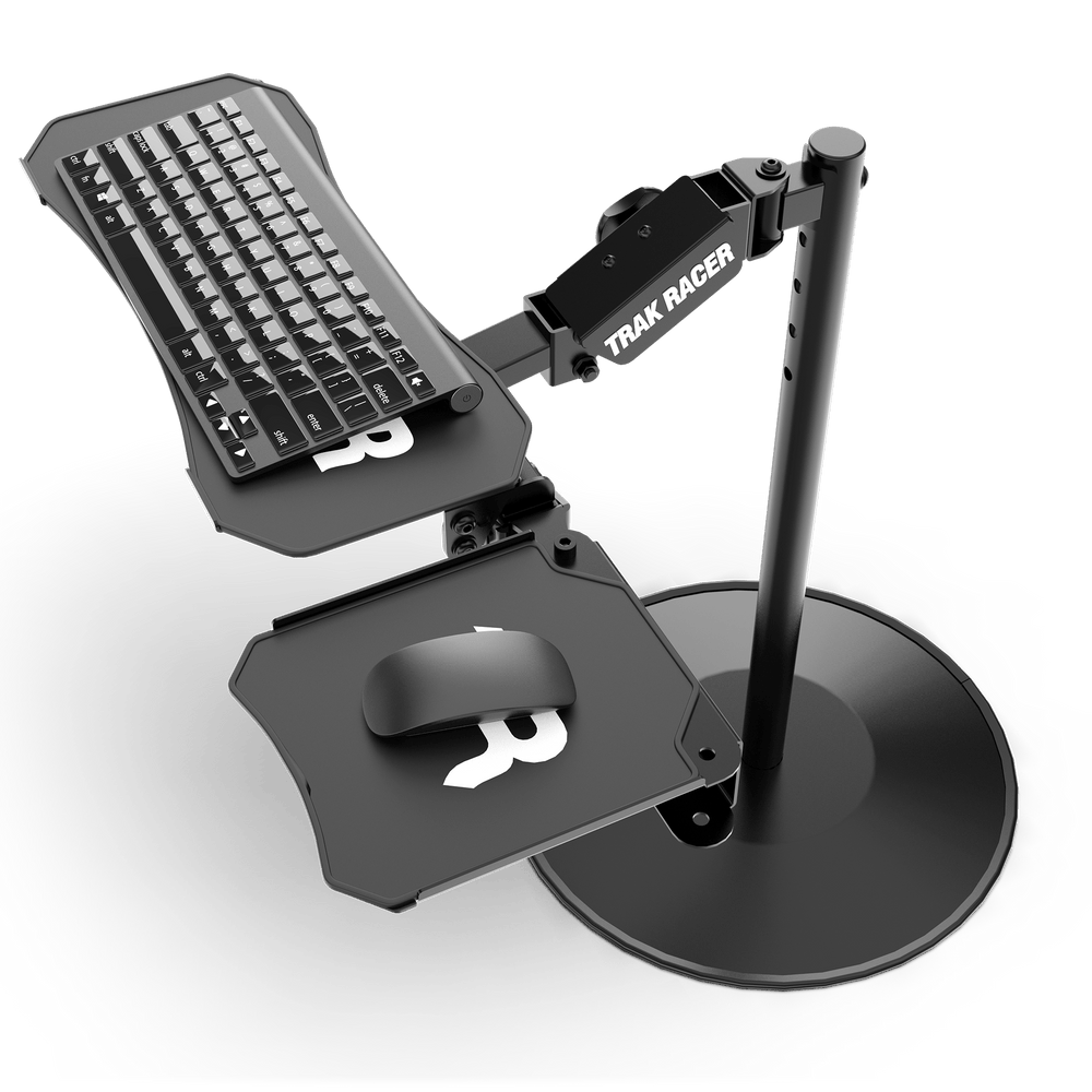 Adjustable Free-Standing Keyboard and Mouse Tray