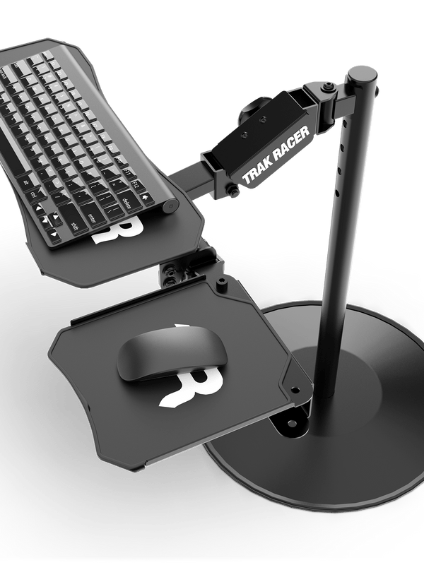 Adjustable Free-Standing Keyboard and Mouse Tray