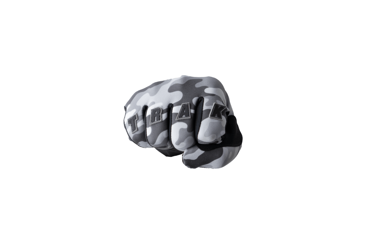 Trak Racer Multi-Use Sim Racing Gloves - Grey Camo