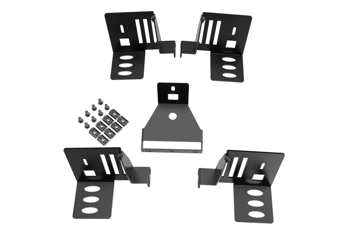 Universal 5-Speaker Mount Kit for Aluminum Extrusion Sim Rigs