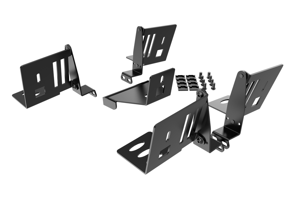 Universal 5-Speaker Mount Kit for Aluminum Extrusion Sim Rigs