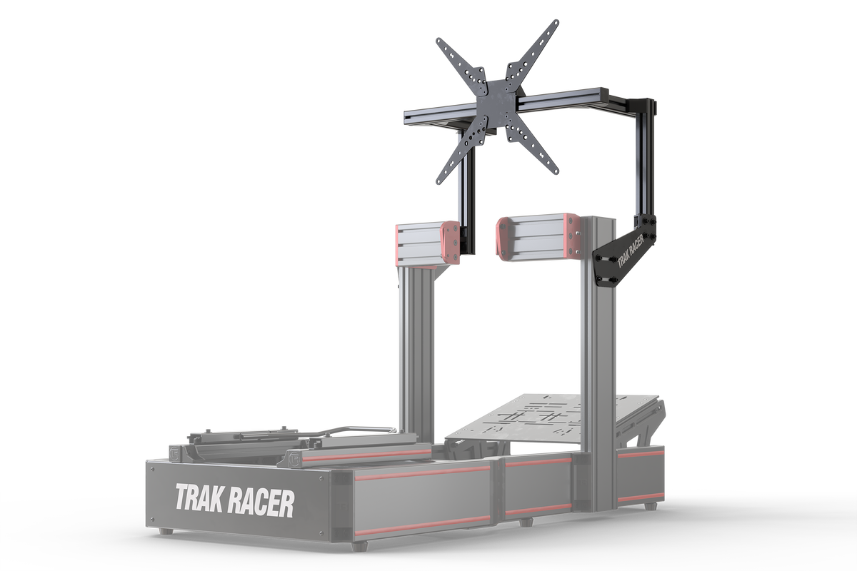 Cockpit-Mounted Single Monitor Stand (Lite) — Compact Monitor Mount for Sim Racing & Flight Sim Rigs
