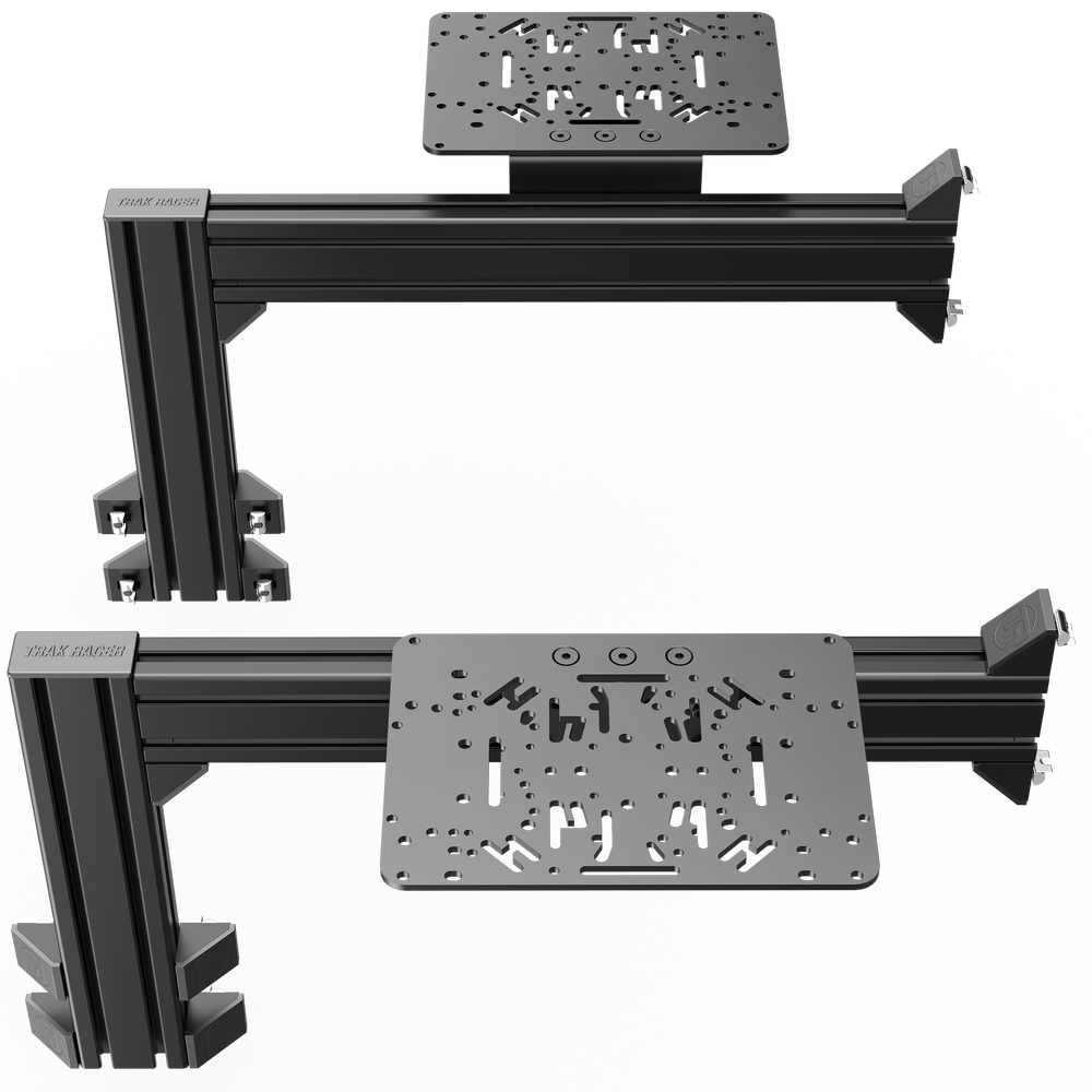 Flight Sim Control Mounts with 2 Side Supports for all Aluminum Cockpits