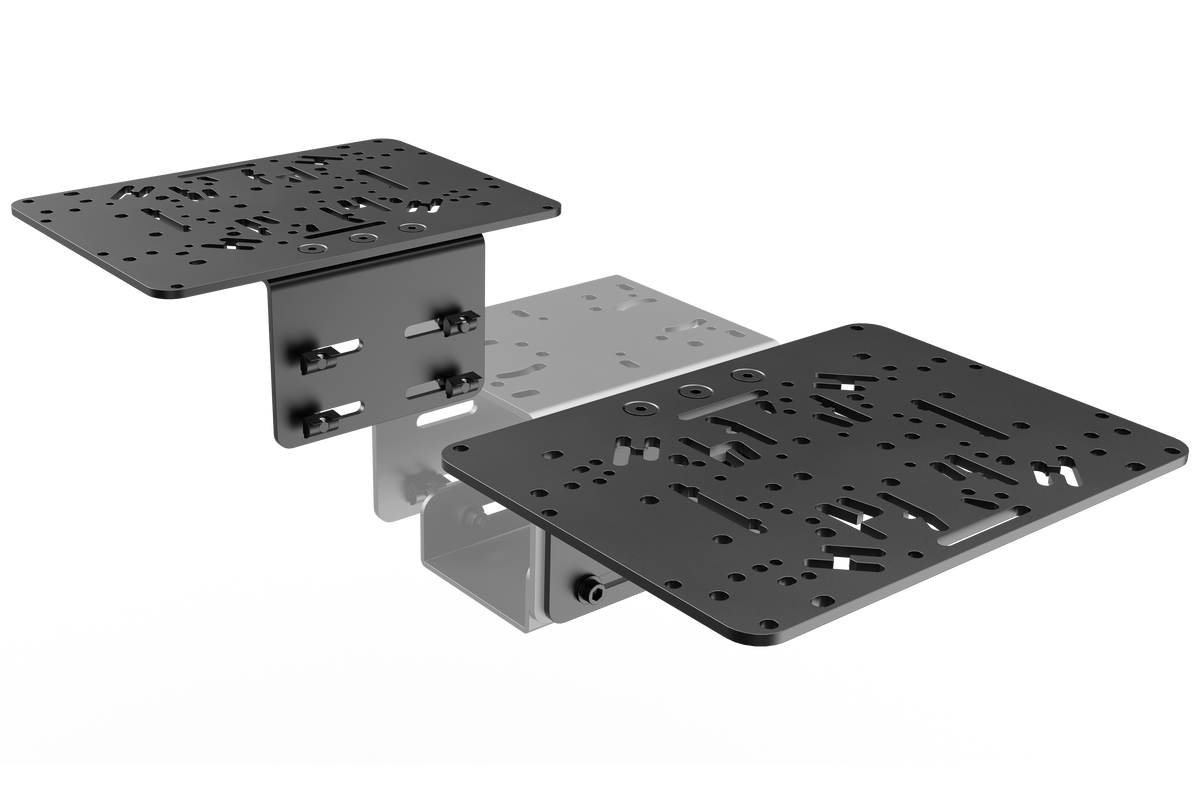 HOTAS Flight Sim Mounts for Aluminum Extrusion Simulators – Left and Right Side