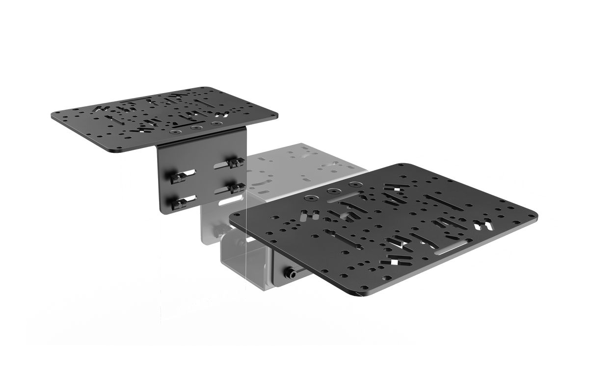 HOTAS Flight Sim Mounts for Aluminum Extrusion Simulators – Left and Right Side