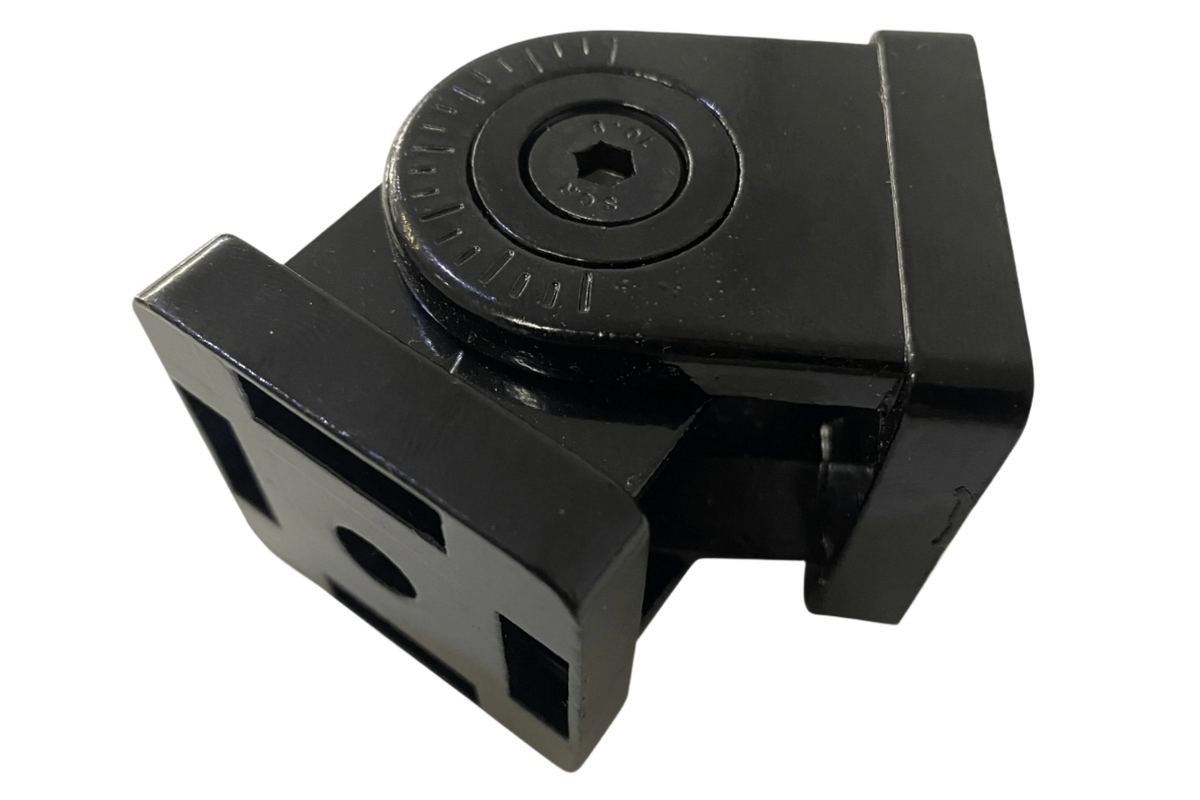 40x40mm (1.57" x 1.57") Flexible Pivot Joint Connector — For 8mm (0.31") Slot Aluminium Extrusion