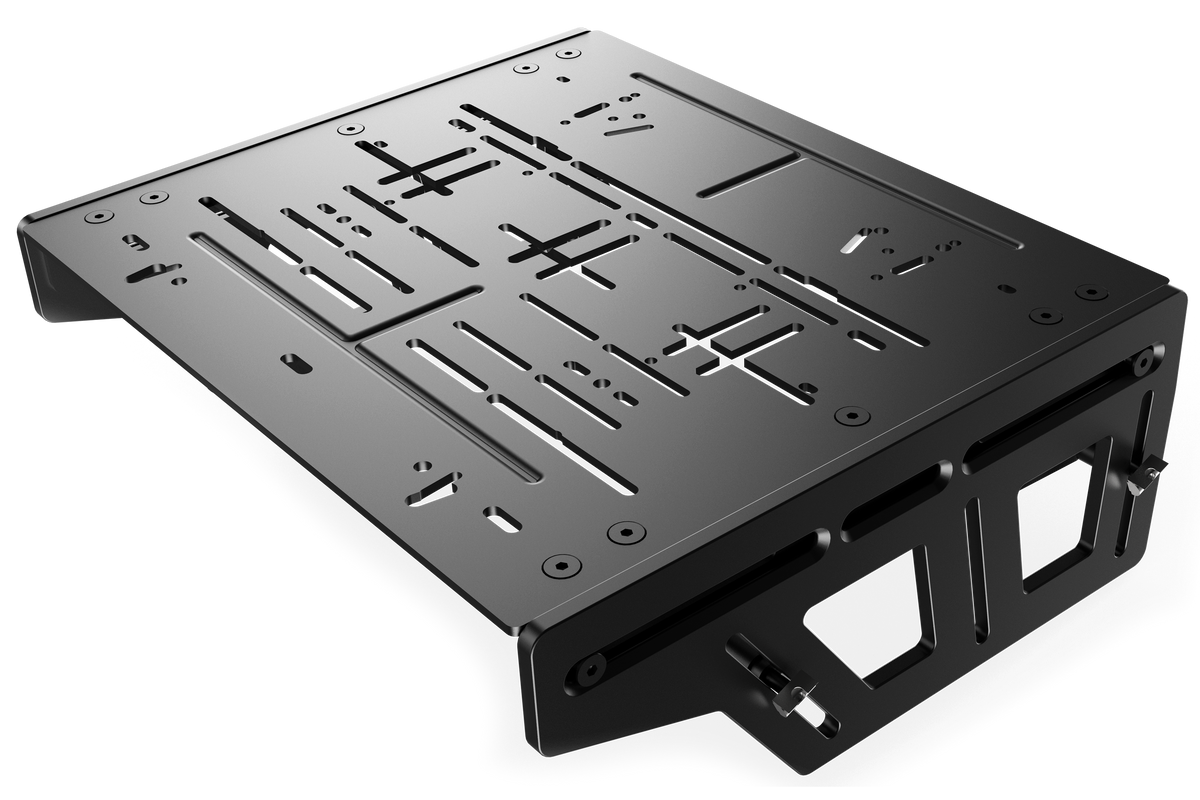 Universal Pedal Mount System with Pre-Drilled Pedal Plate