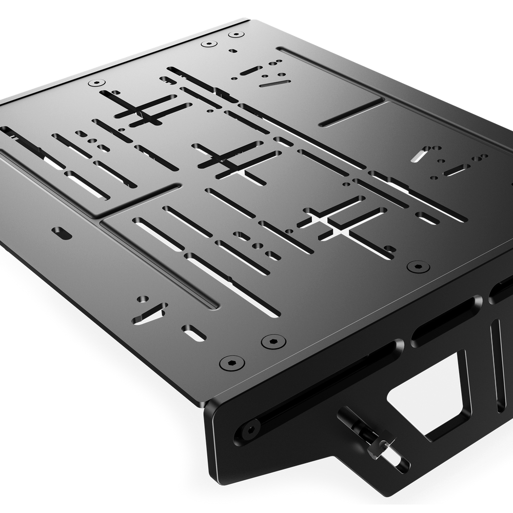 Universal TR-One Pedal Mounting System including Pre-Drilled Pedal Plate