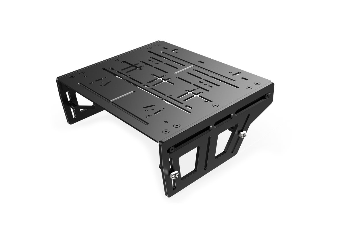 Universal Pedal Mount System with Pre-Drilled Pedal Plate