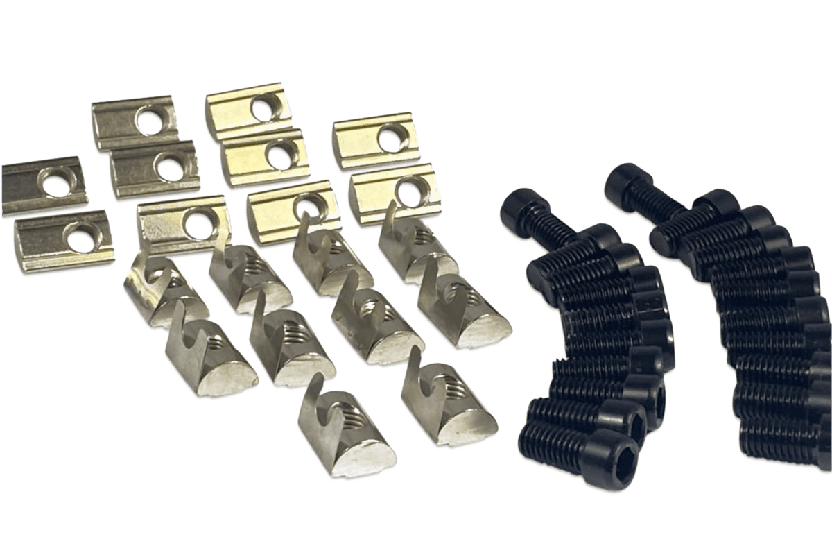Hex Screw and Nut for 8mm T-Slot - Set of 10 or 20