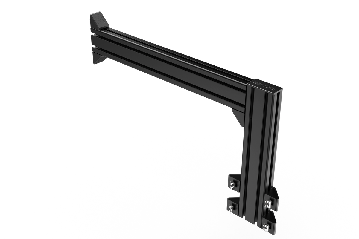 Flight Sim Control Mount Kit – 2 Side Supports, Adjustable 350mm, for Aluminium Cockpits
