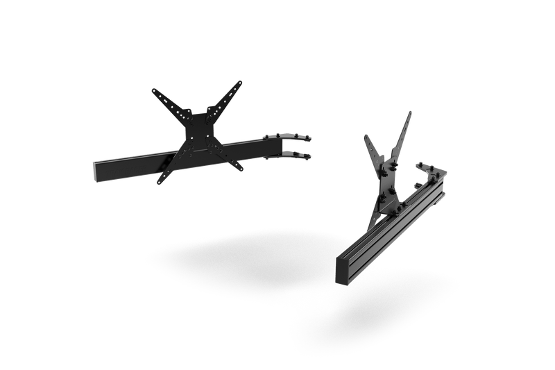 980mm/38.58" Triple Monitor Add-on Arms with VESA Mounts
