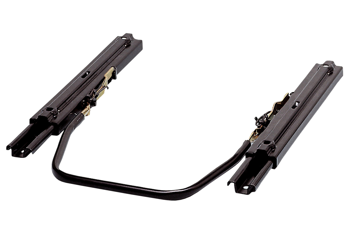 Universal Dual-Lock Seat Slider Kit — 110mm (4.33") Adjustable Seat Rail for Sim Racing