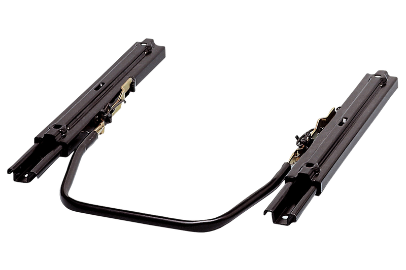 Universal Dual-Lock Seat Slider Kit — 110mm (4.33") Adjustable Seat Rail for Sim Racing