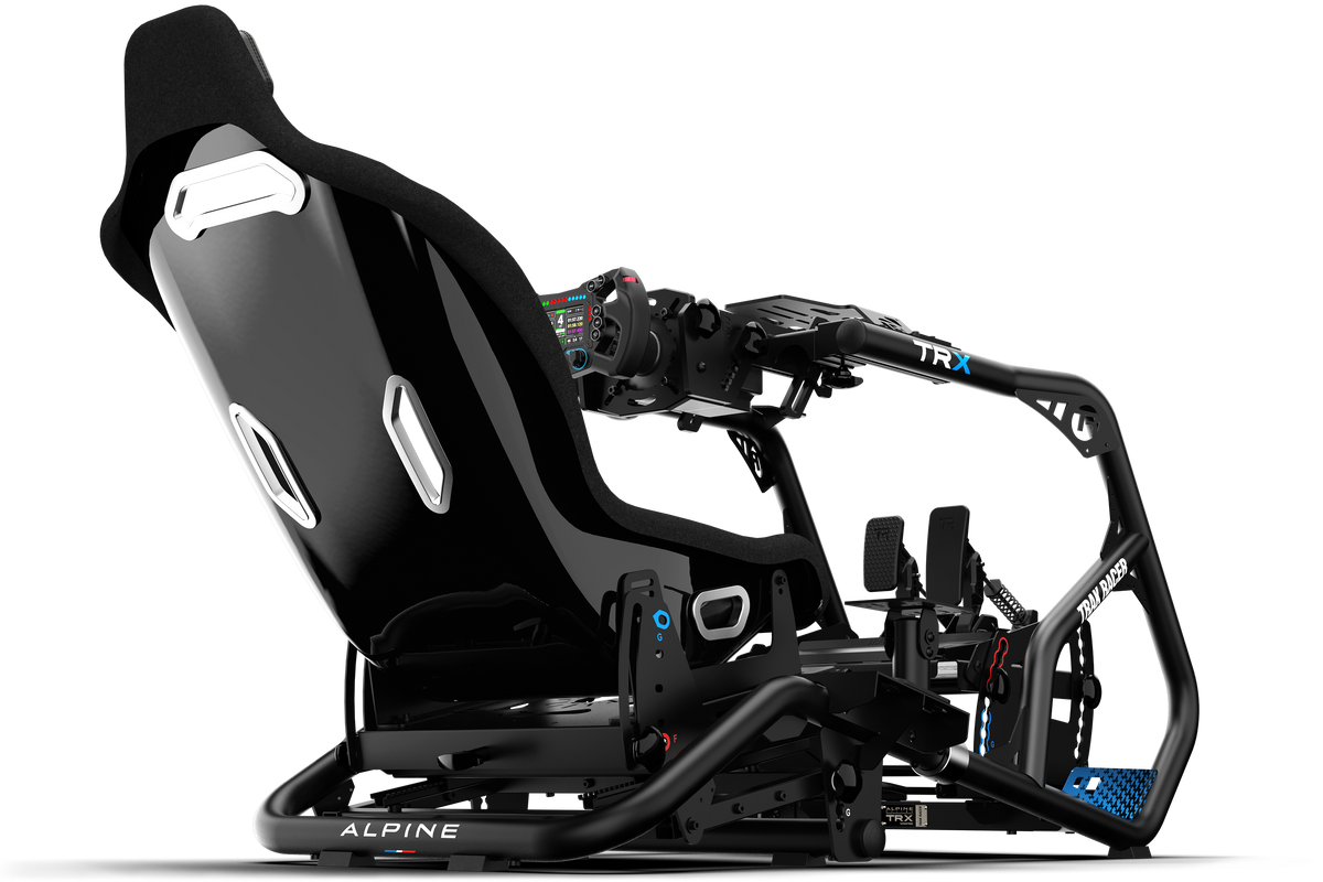 HSX Hybrid Formula Pro Racing Bucket Seat - Fiberglass Black | Alpine F1 Engineered Design