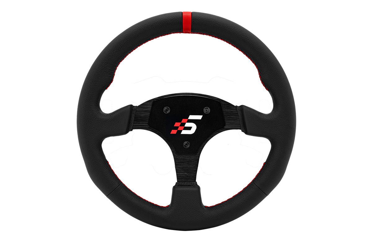 Simagic NEO X Hub with Alpha EVO Sport 9nm Wheel Base and Leather Steering Wheel